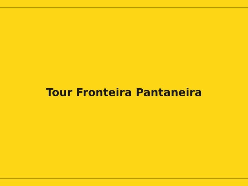 Imagem do projeto Tour Fronteira Pantaneira
